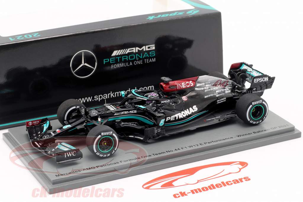 L. Hamilton Mercedes-AMG F1 W12 #44 Sieger Bahrain GP Formel 1 2021 1:43 Spark
