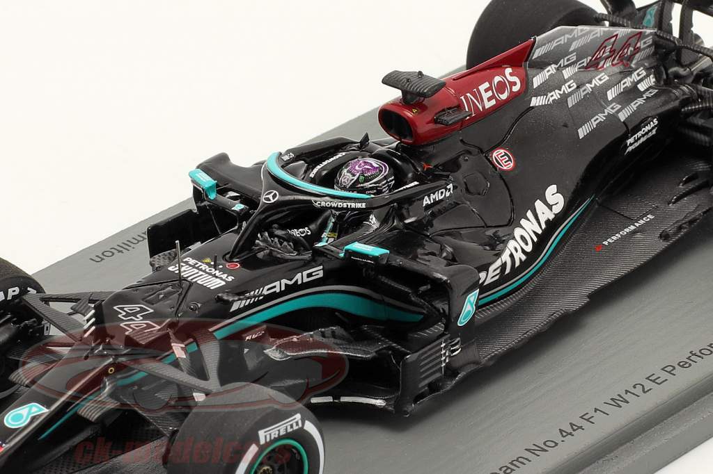 L. Hamilton Mercedes-AMG F1 W12 #44 Sieger Bahrain GP Formel 1 2021 1:43 Spark