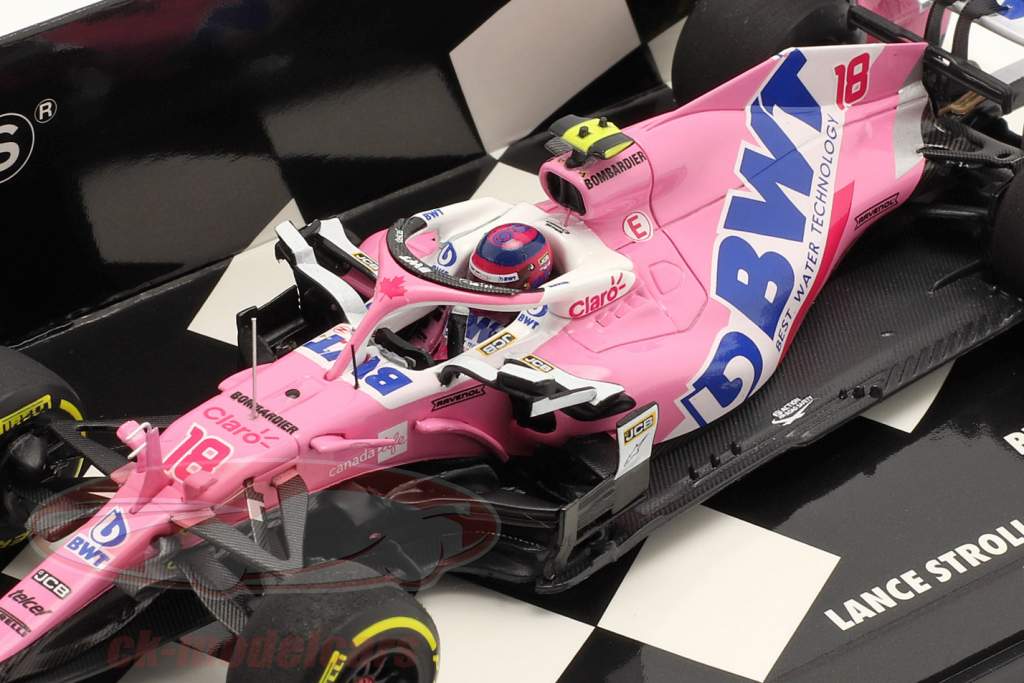Lance Stroll Racing Point RP20 #18 3 italiensk GP formel 1 2020 1:43 Minichamps