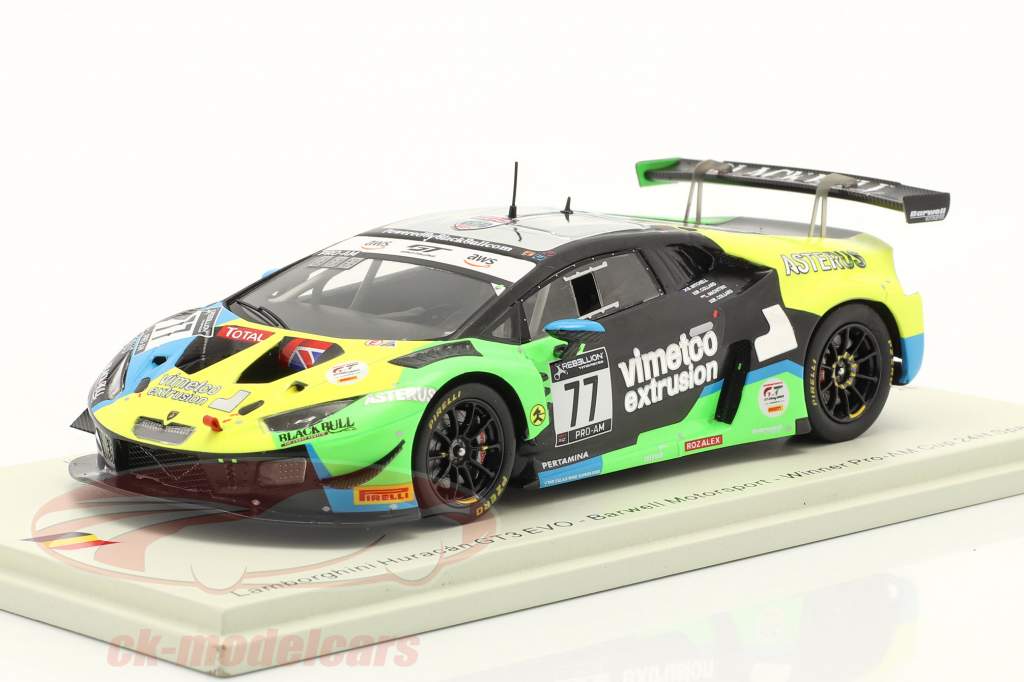 Lamborghini Huracan GT3 Evo #77 vinder Pro-Am klasse 24h Spa 2020 1:43 Spark