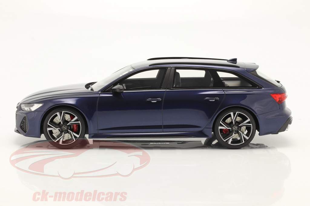 Audi RS 6 Avant navarra azul metálico 1:18 TrueScale