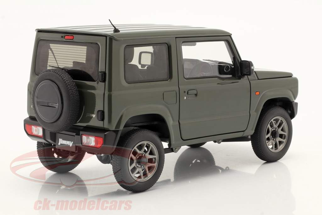 Suzuki Jimny (JB64) RHD Byggeår 2018 mørkegrøn 1:18 AUTOart