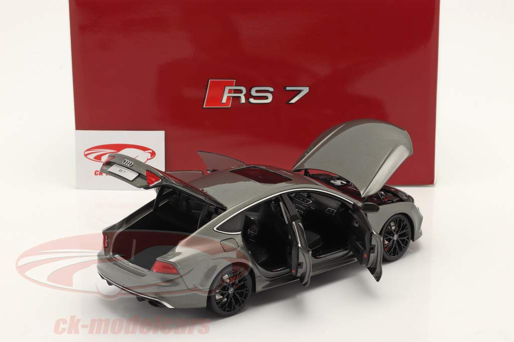 Audi RS7 Sportback (C7) LHD Baujahr 2016 grau 1:18 KengFai