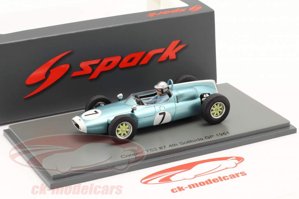 Bruce McLaren Cooper T53 #7 4e Solitude GP 1961 1:43 Spark