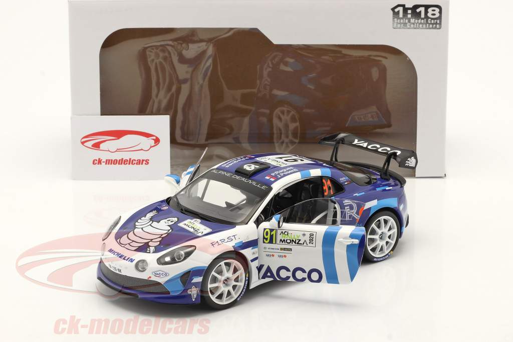 Alpine A110 Rally RGT #91 Sieger RGT Rallye Monza 2020 1:18 Solido