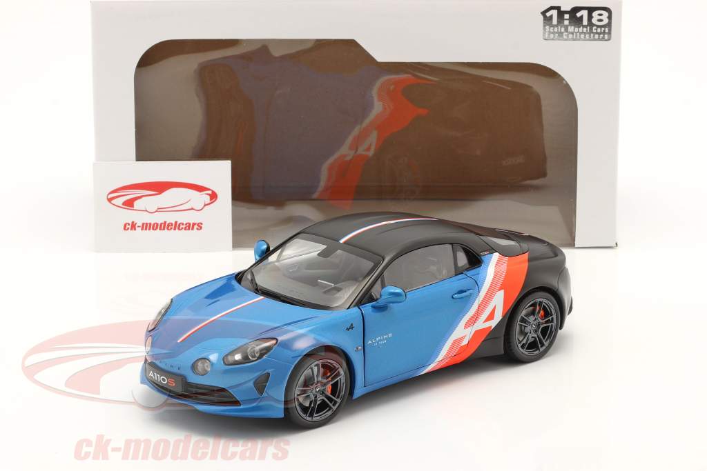 Alpine A110S Trackside Edition 2021 蓝色 / 黑色的 / 红色的 / 白色的 1:18 Solido