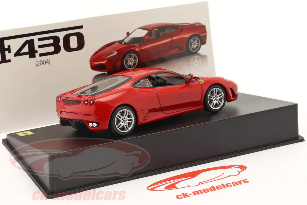 Ferrari F430 Ano de construção 2004 com Mostruário vermelho 1:43 Altaya