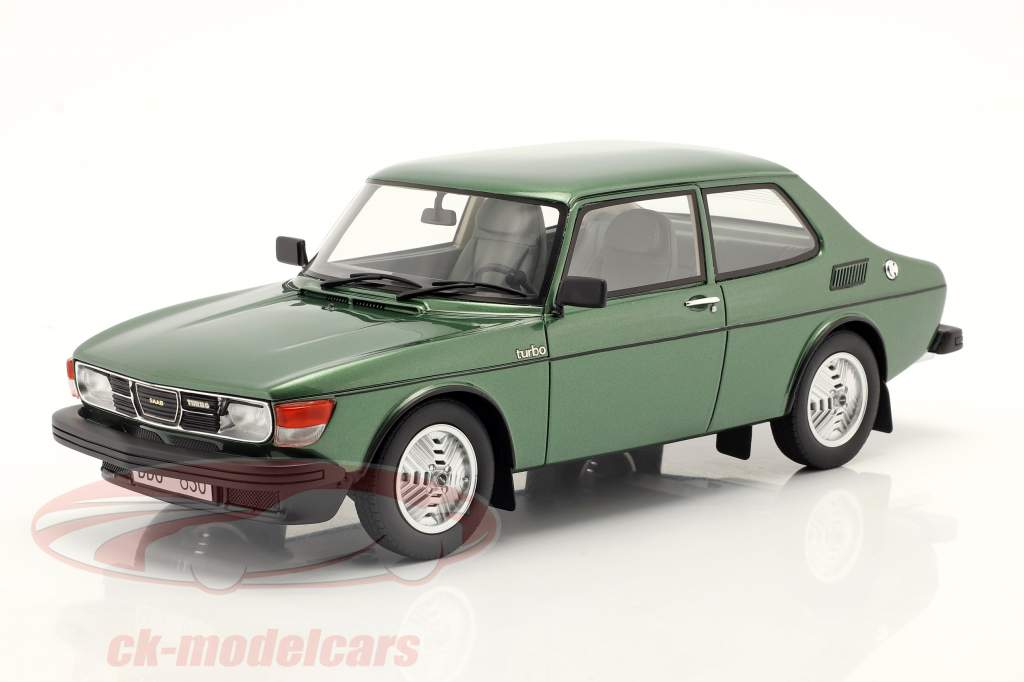 Saab 99 Turbo year 1978 green metallic 1:18 Cult Scale