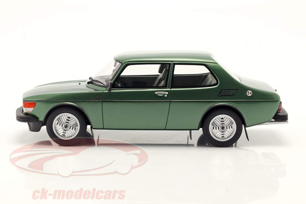 Saab 99 Turbo Baujahr 1978 grün metallic 1:18 Cult Scale
