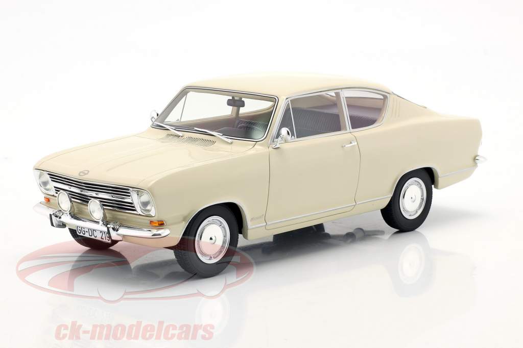 Opel Kadett B Kiemen-Coupe year 1966 white 1:18 Cult Scale