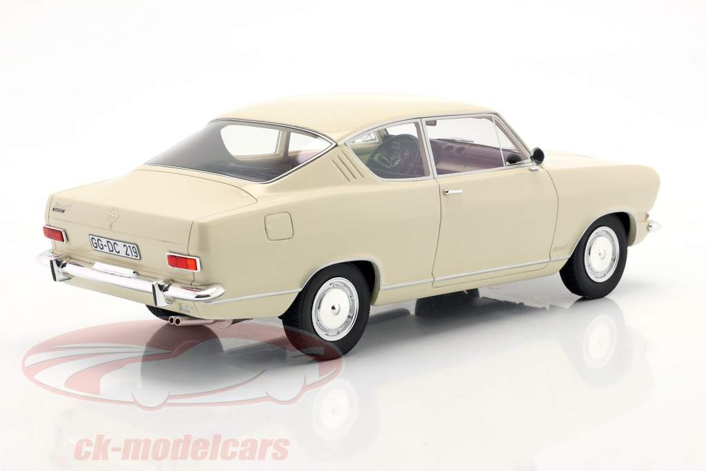 Opel Kadett B Kiemen-Coupe year 1966 white 1:18 Cult Scale