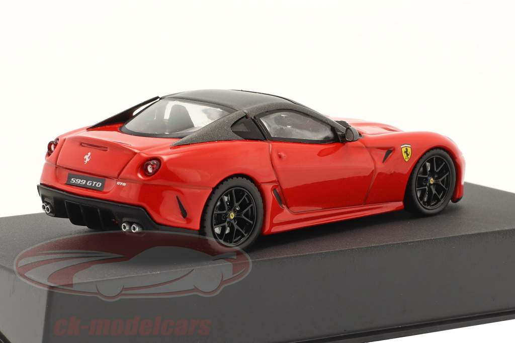 Ferrari 599 GTO Byggeår 2010 med Udstillingsvindue Rød 1:43 Altaya