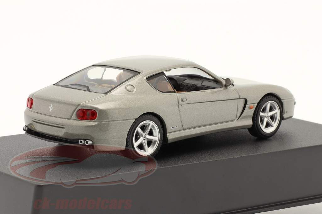 Ferrari 456M GT Année de construction 1998 Avec Vitrine argent métallique 1:43 Altaya