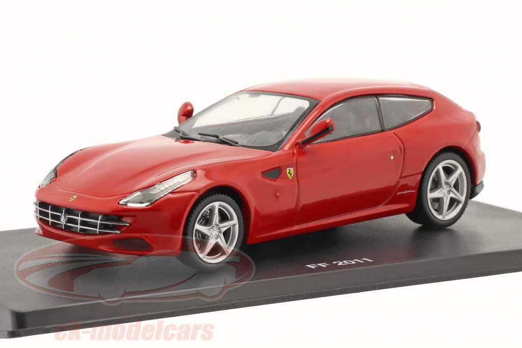 Ferrari FF Byggeår 2011 med Udstillingsvindue Rød 1:43 Altaya