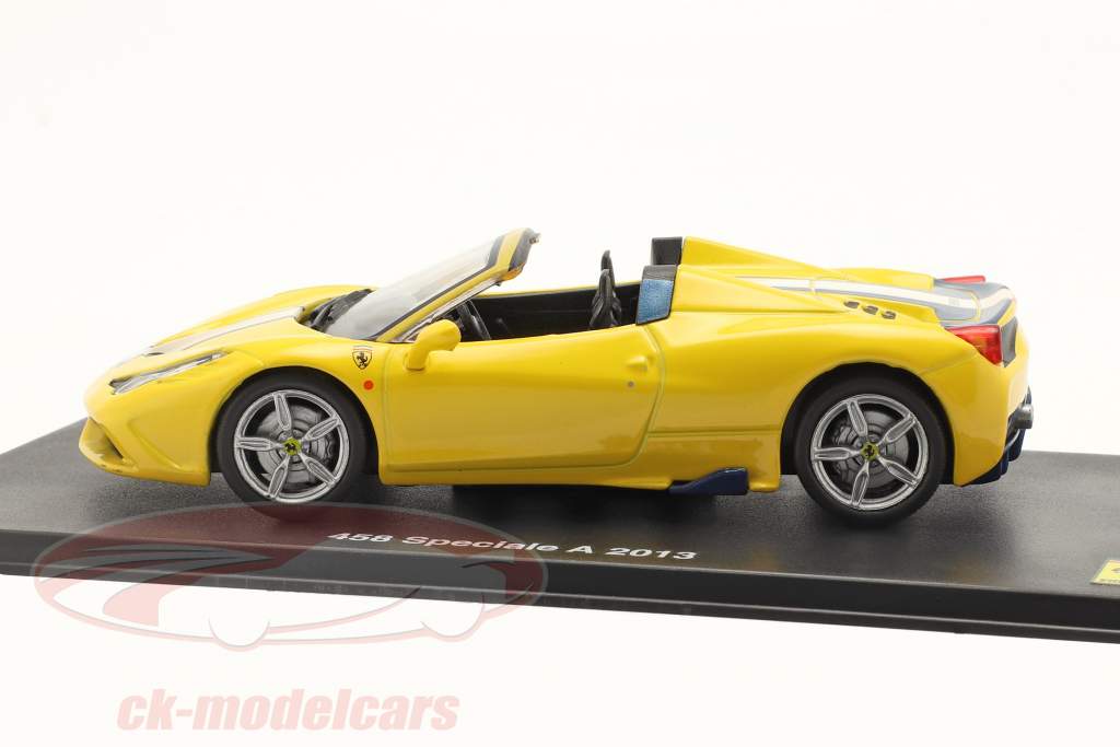 Ferrari 458 Speciale A Год постройки 2013 с участием Витрина желтый 1:43 Altaya