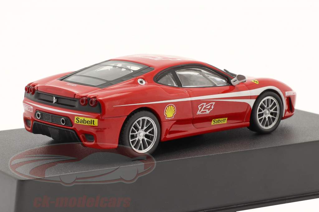 Ferrari F430 Challenge #14 year 2006 with showcase red / white 1:43 Altaya