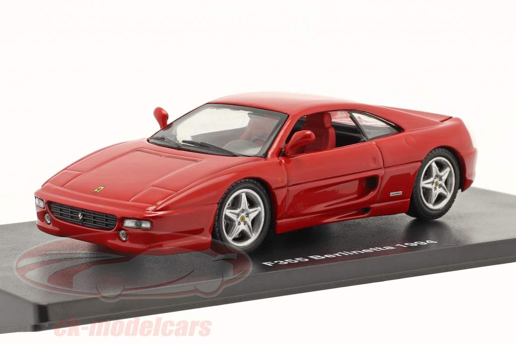 Ferrari F355 Berlinetta Baujahr 1994 mit Vitrine rot 1:43 Altaya