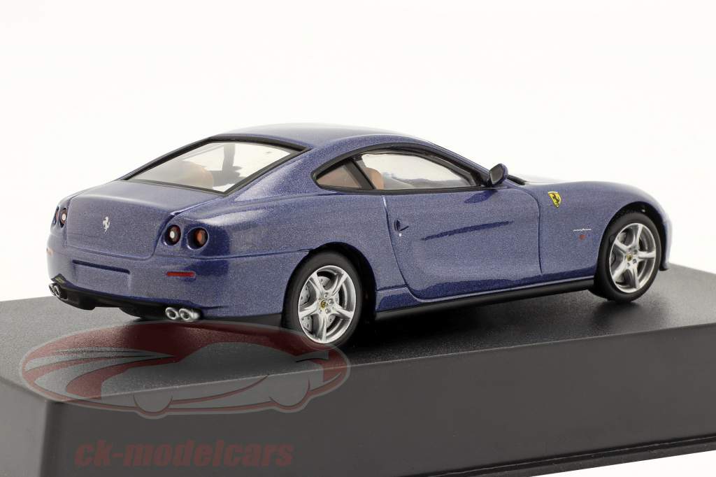 Ferrari 612 Scaglietti year 2004 with showcase blue 1:43 Altaya
