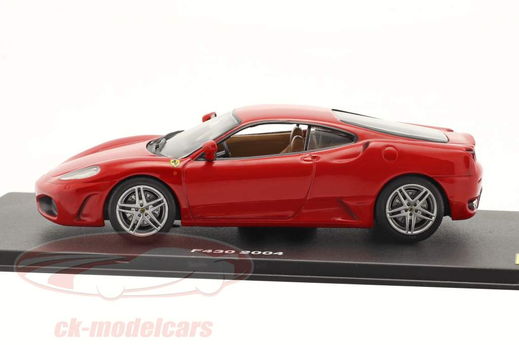 Ferrari F430 bouwjaar 2004 met Showcase rood 1:43 Altaya