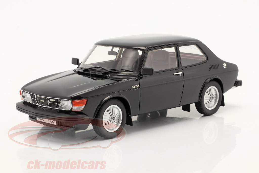 Saab 99 Turbo Byggeår 1978 sort 1:18 Cult Scale