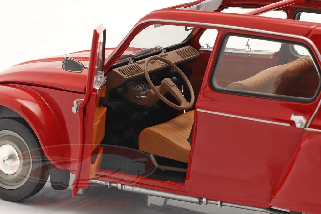 Citroen Dyane 6 Byggeår 1974 rio Rød 1:18 Norev