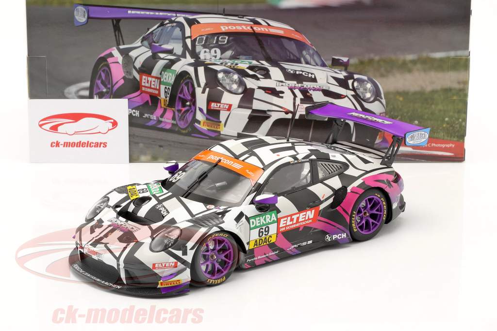 Porsche 911 GT3 R #69 ADAC GT Masters 2019 Iron Force 1:18 Minichamps