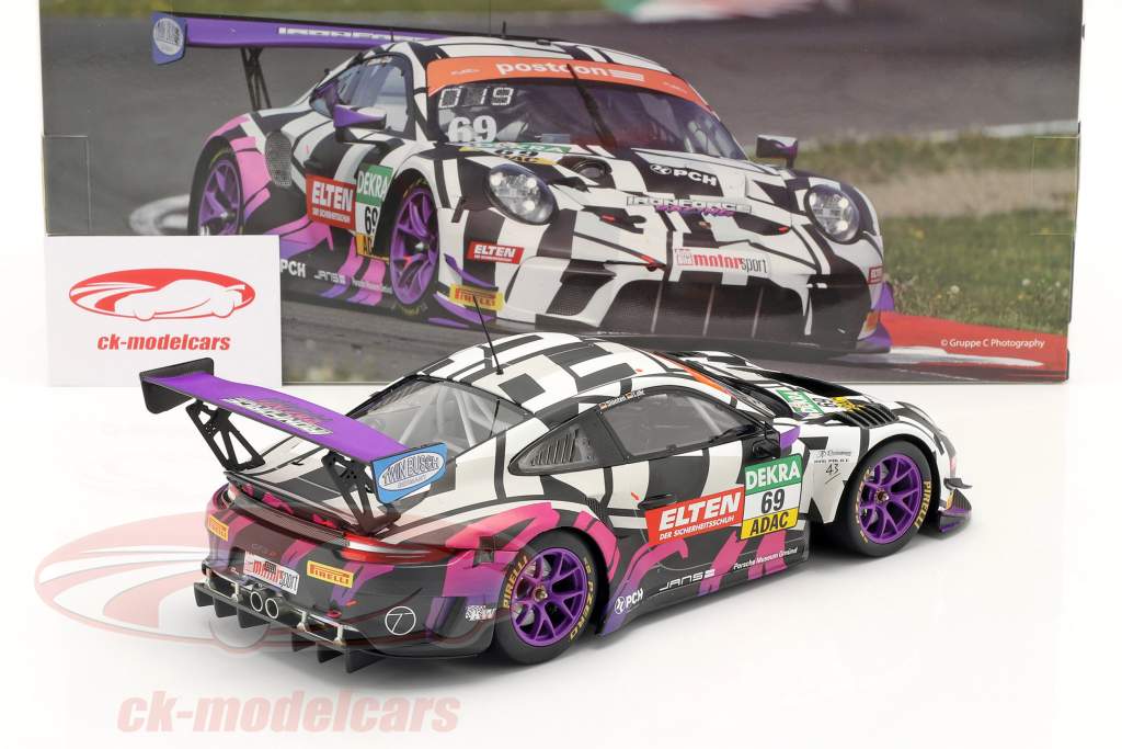 Porsche 911 GT3 R #69 ADAC GT Masters 2019 Iron Force 1:18 Minichamps