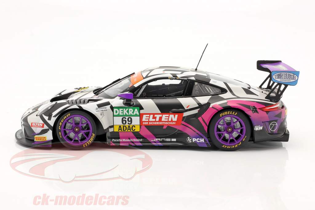 Porsche 911 GT3 R #69 ADAC GT Masters 2019 Iron Force 1:18 Minichamps