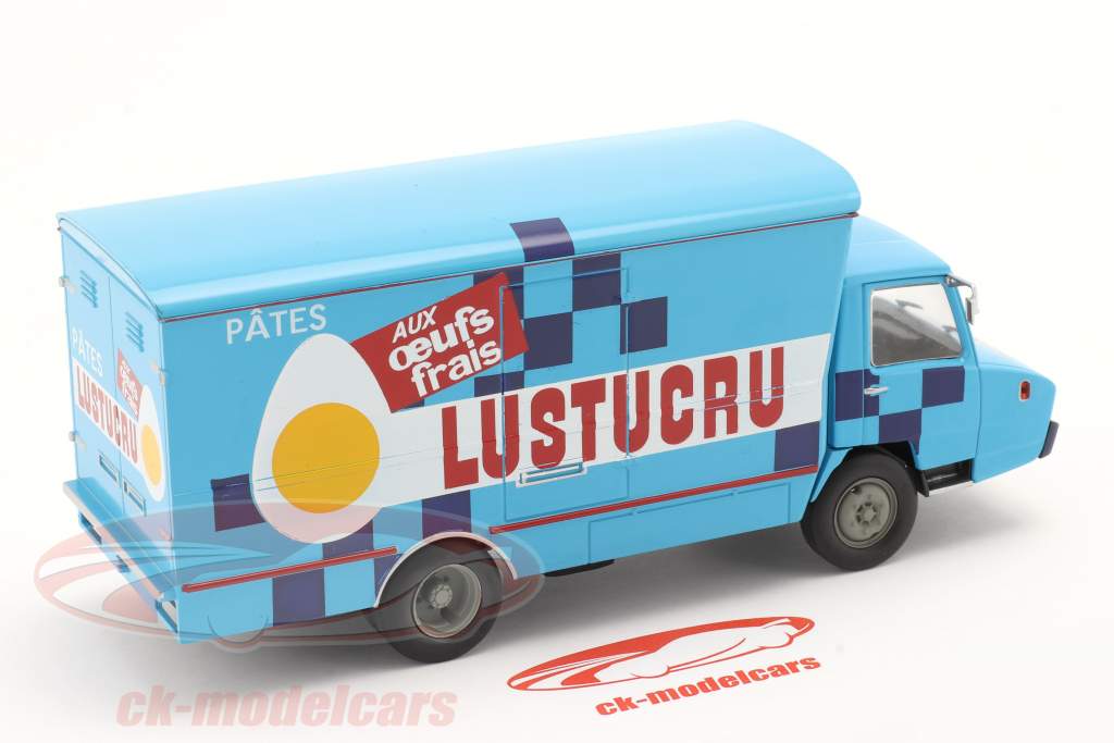Berliet Stradair 20 范 Lustucru 建设年份 1968 蓝色 1:43 Hachette