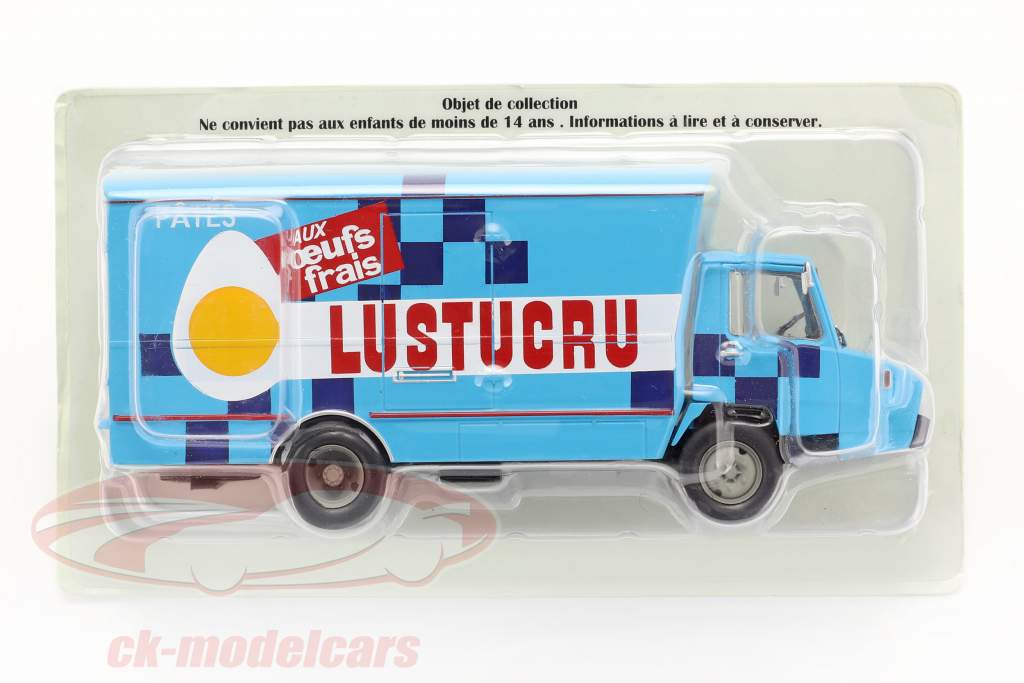 Berliet Stradair 20 范 Lustucru 建设年份 1968 蓝色 1:43 Hachette