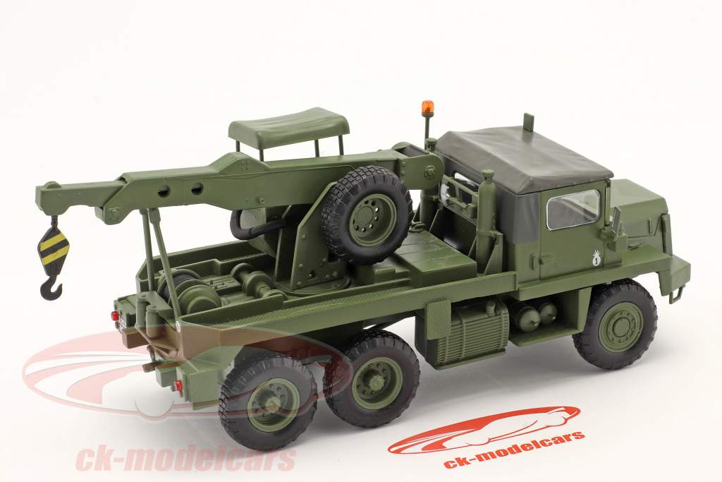 Berliet GPC militær Bjærgningskøretøj Byggeår 1969 olivengrøn 1:43 Hachette