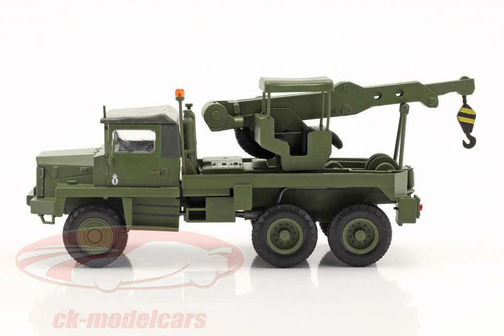 Berliet GPC militare Carro attrezzi Anno di costruzione 1969 verde oliva 1:43 Hachette