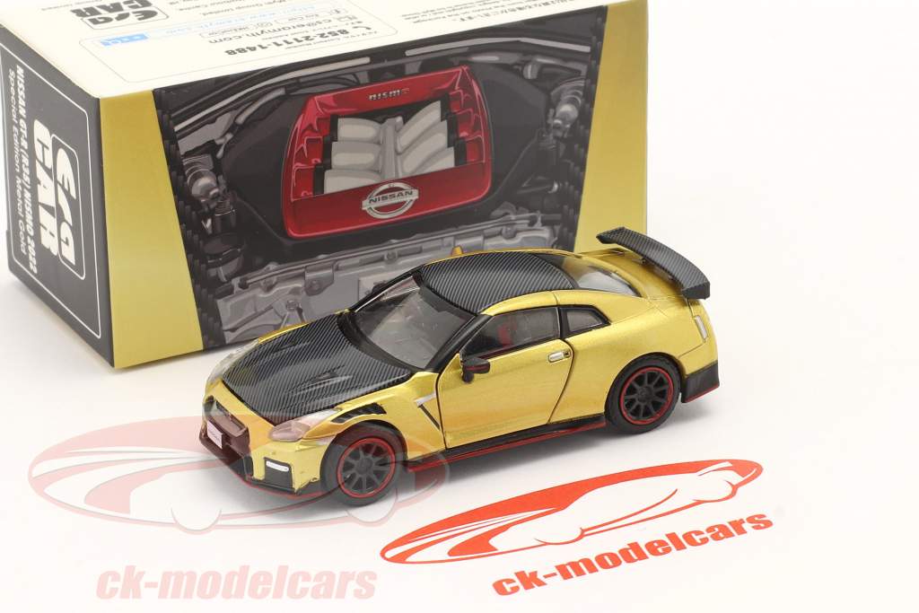 Nissan GT-R (R35) Nismo Special Edition Baujahr 2022 gold metallic 1:64 Era