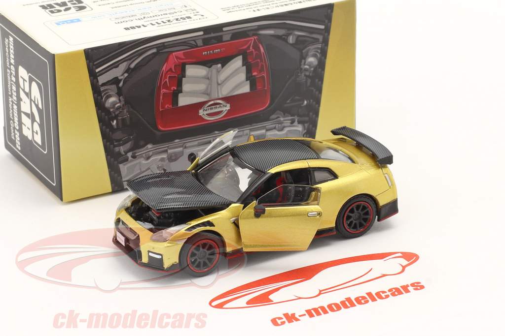 Nissan GT-R (R35) Nismo Special Edition Baujahr 2022 gold metallic 1:64 Era