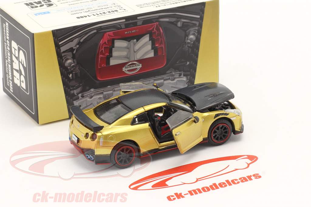 Nissan GT-R (R35) Nismo Special Edition Baujahr 2022 gold metallic 1:64 Era