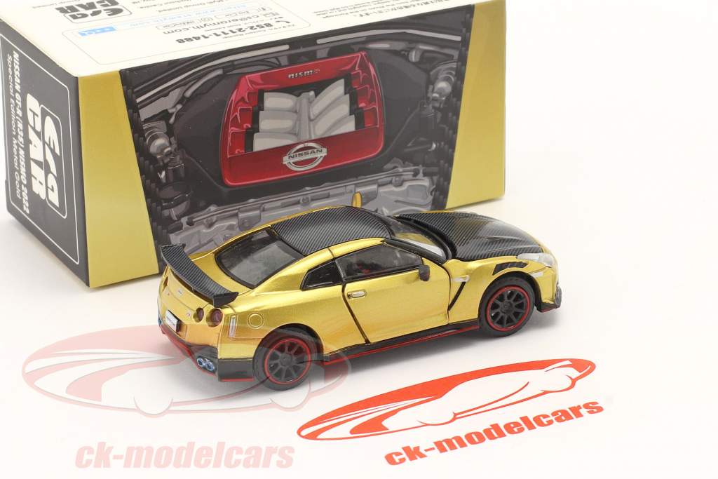 Nissan GT-R (R35) Nismo Special Edition Baujahr 2022 gold metallic 1:64 Era