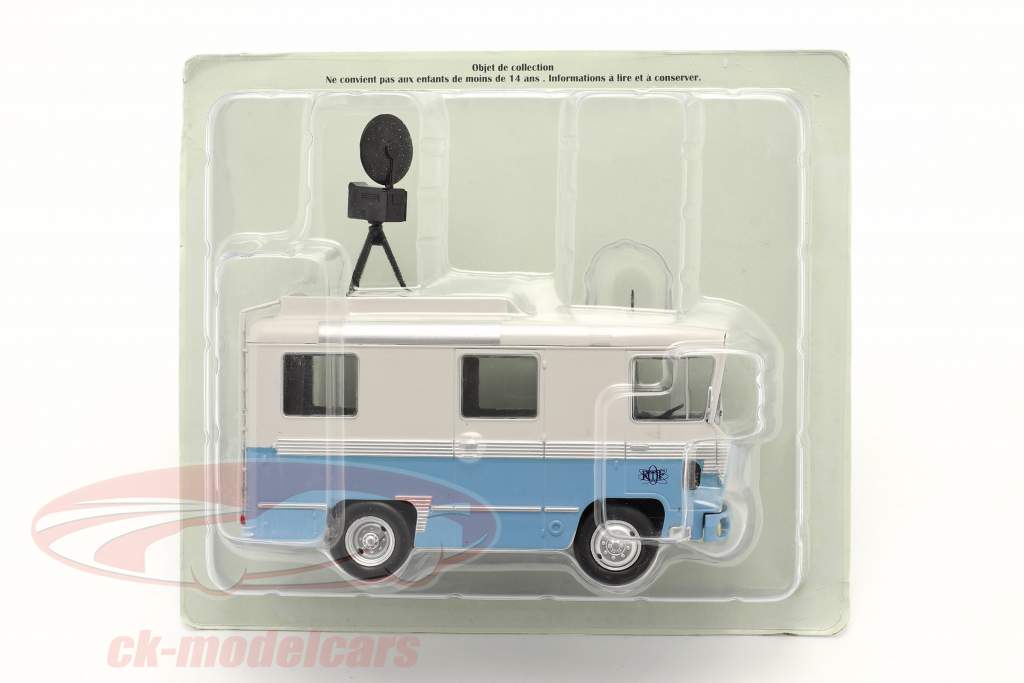 Berliet GAK 5R Uitzending uitzending van ORTF 1964 blauw / wit 1:43 Hachette