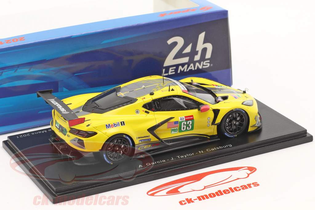 Chevrolet Corvette C8.R #63 2e LMGTE-Pro 24h LeMans 2021 Corvette Racing 1:43 Spark