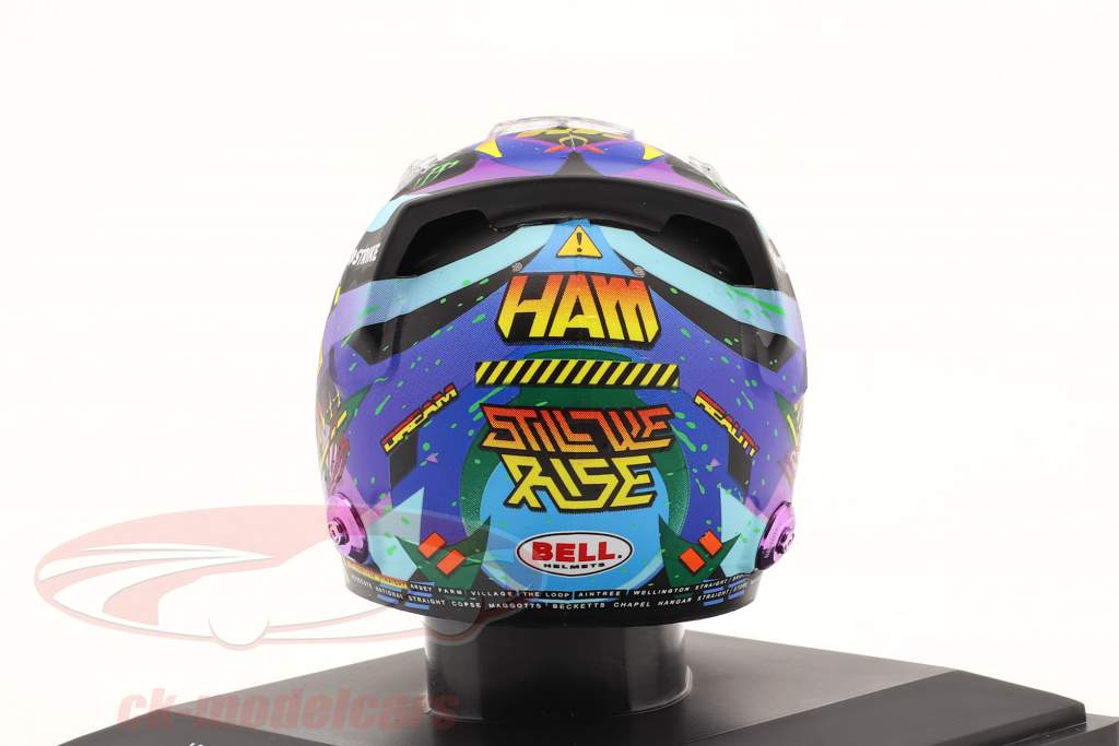 Lewis Hamilton #44 勝者 英国人 GP Silverstone 方式 1 2021 ヘルメット 1:5 Spark