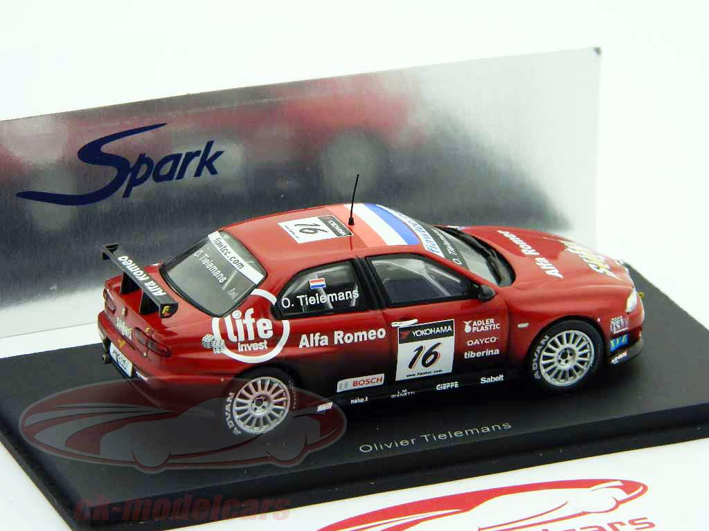 O. Tielemans Alfa Romeo 156 #16 WTCC 2007 1:43 Spark