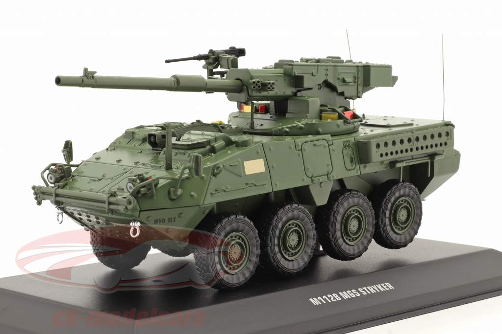 M1128 MGS Stryker Char Véhicule militaire vert 1:48 Solido