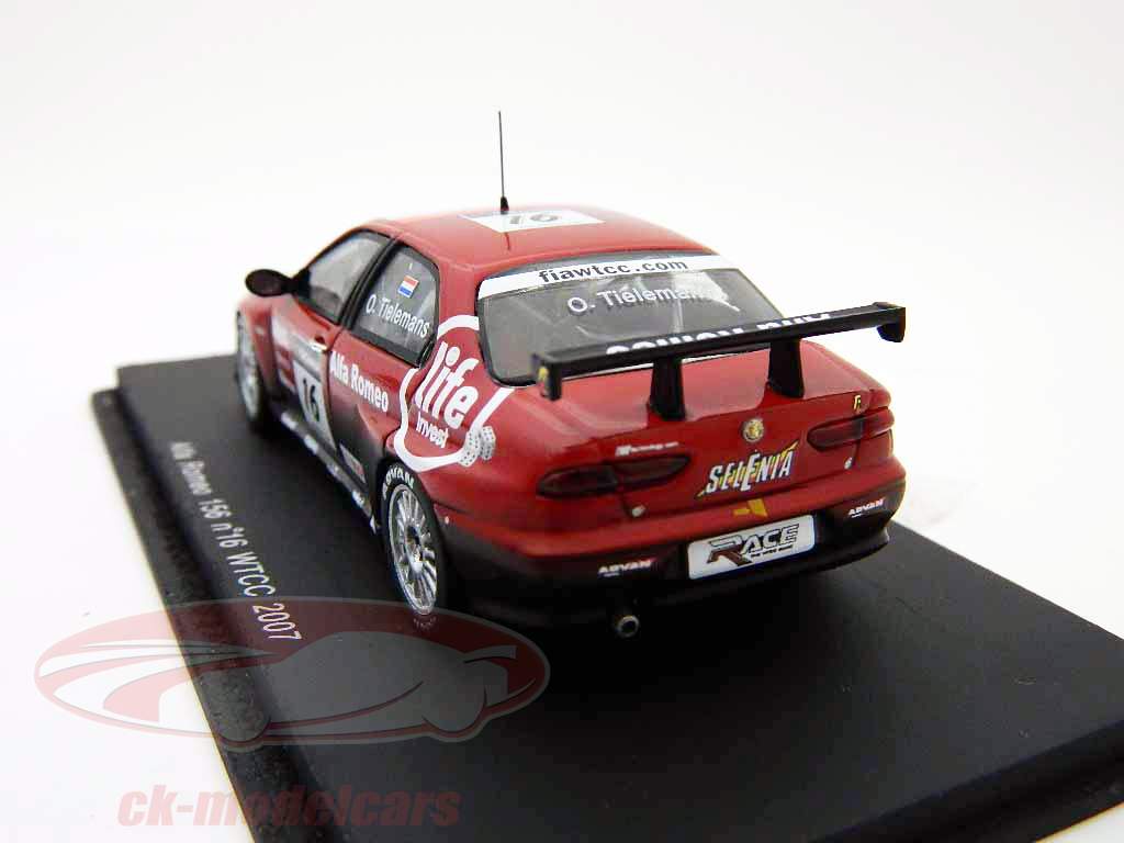 O. Tielemans Alfa Romeo 156 N° 16 WTCC 2007 1:43 Spark