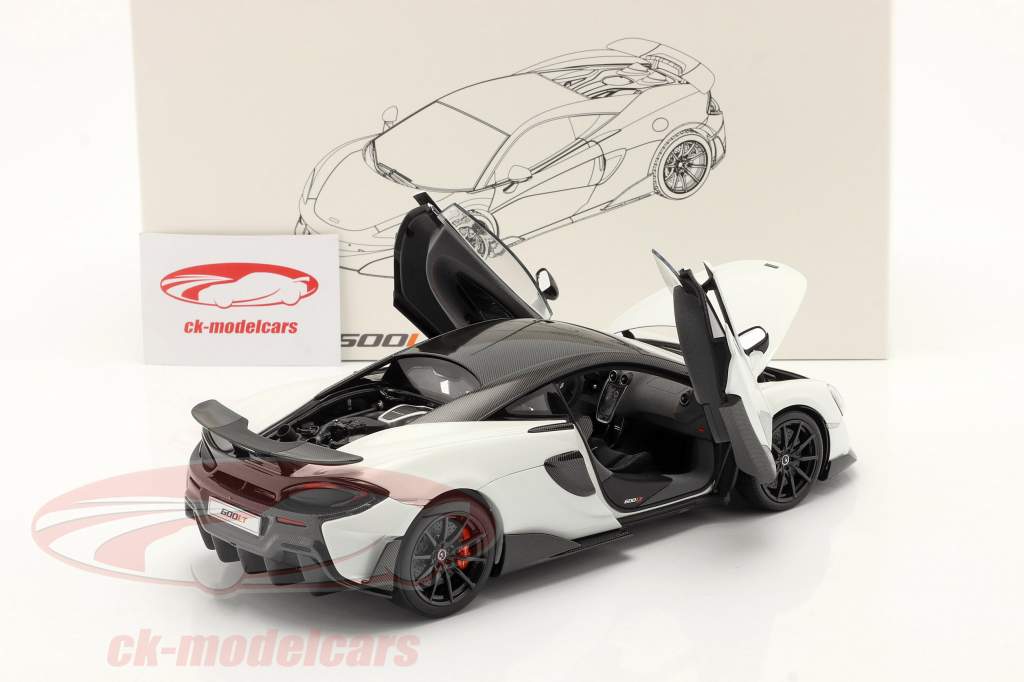 McLaren 600LT year 2019 white 1:18 LCD Models