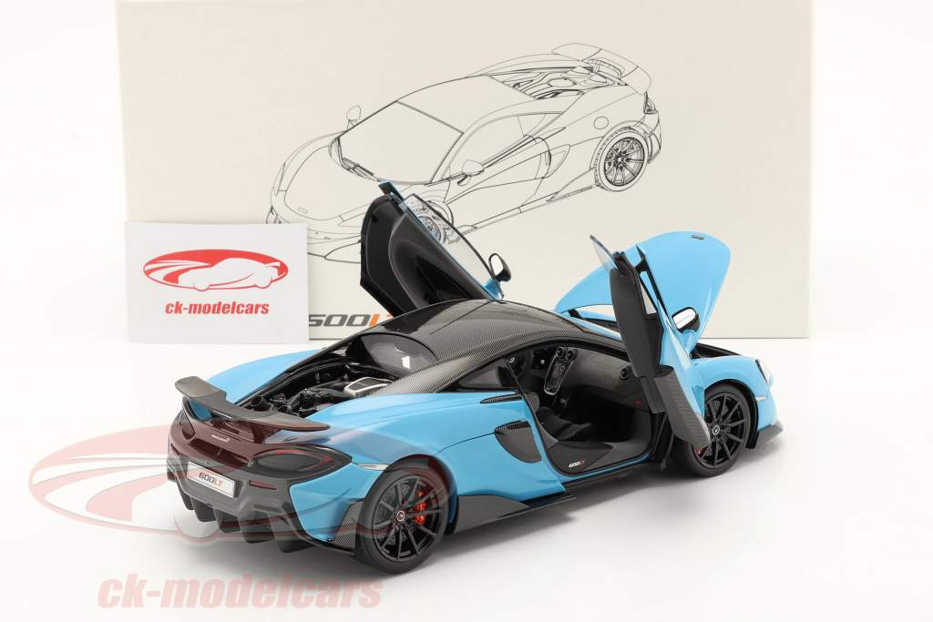 McLaren 600LT Année de construction 2019 ciel bleu 1:18 LCD Models