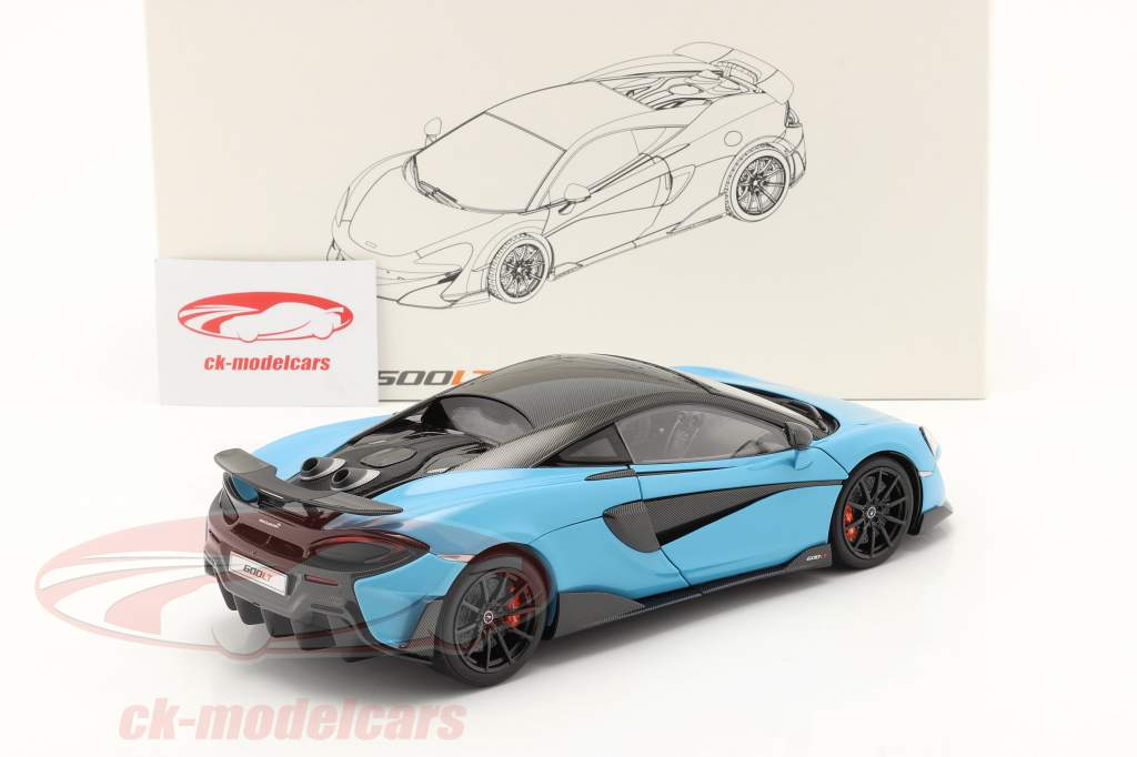McLaren 600LT Année de construction 2019 ciel bleu 1:18 LCD Models
