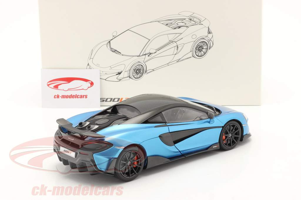 McLaren 600LT year 2019 blue metallic 1:18 LCD Models