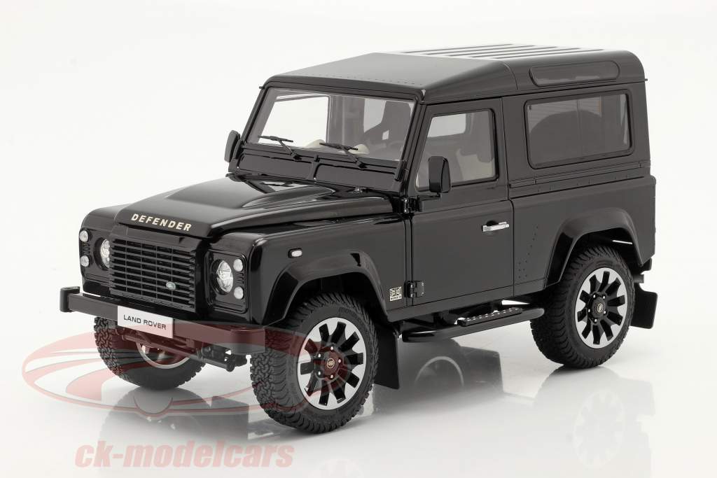 Land Rover Defender 90 Works V8  year 2018 black 1:18 LCD Models