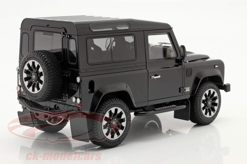 Land Rover Defender 90 Works V8  year 2018 black 1:18 LCD Models