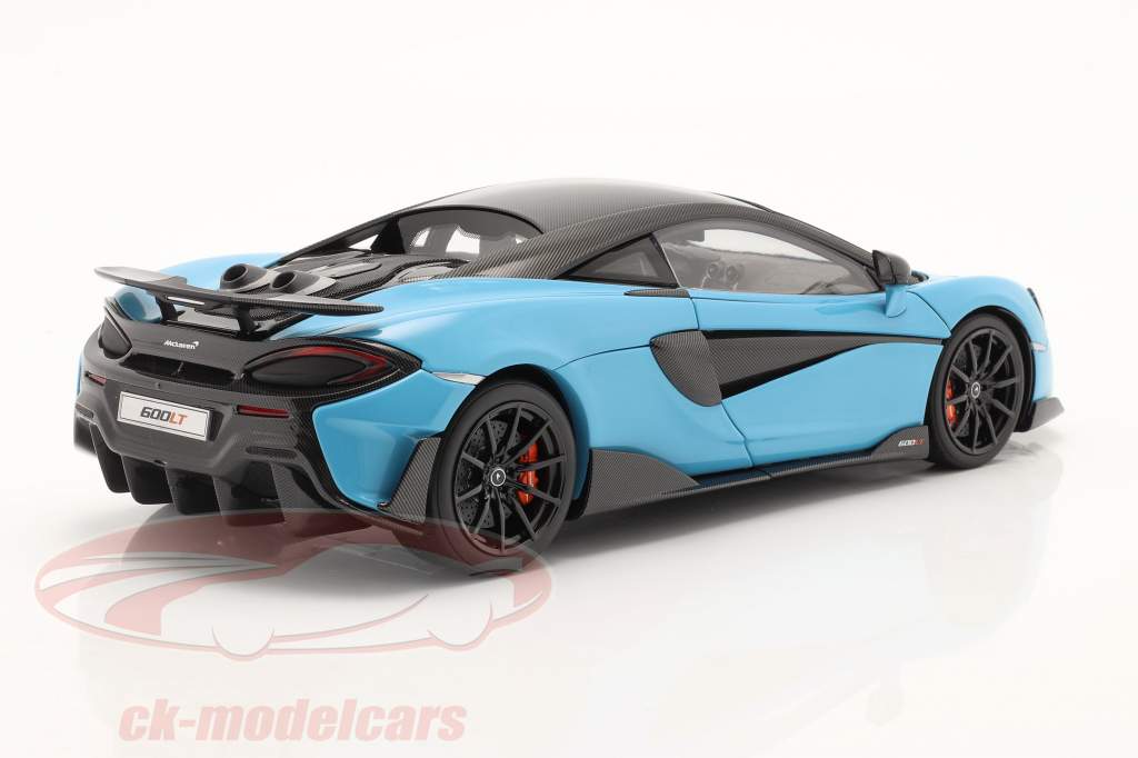 McLaren 600LT Année de construction 2019 ciel bleu 1:18 LCD Models