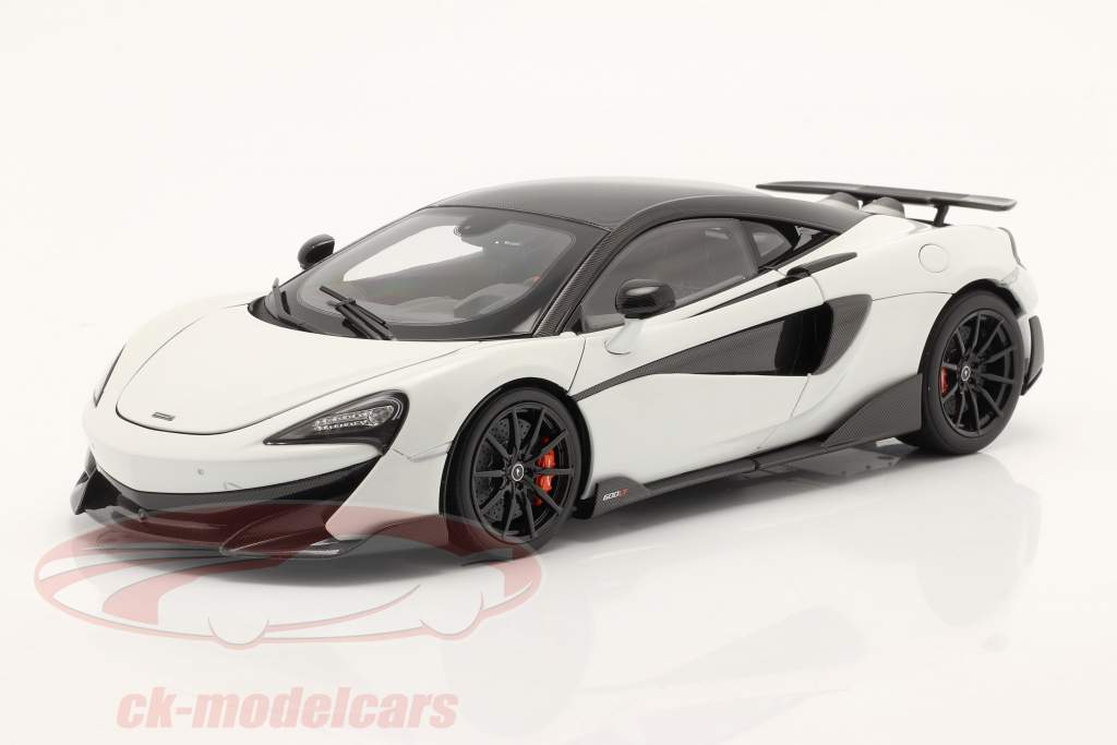 McLaren 600LT Byggeår 2019 hvid 1:18 LCD Models